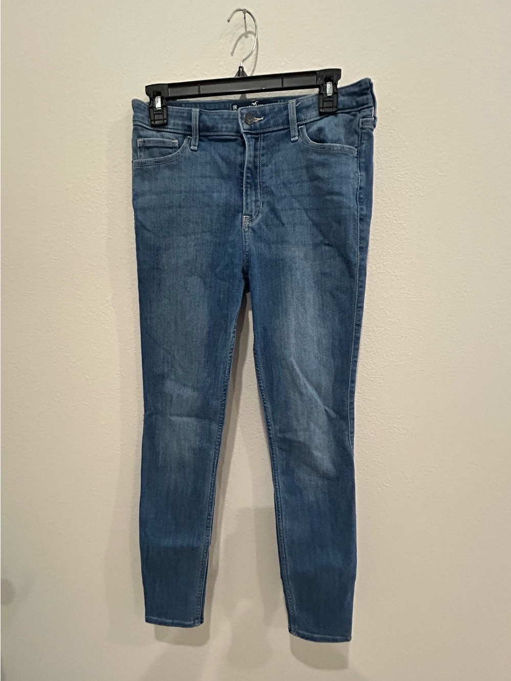Hollister Women's Light Blue super Skinny Jeans